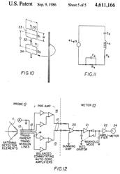 4611166 Radiation hazard
                                  detector, Edward E. Aslan, Narda,
                                  1986-09-09