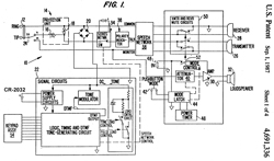 4691336
                      Telephone test set having an auxiliary amplifier
                      and speaker for permitting listening to line
                      signals, Thomas W. Durston, Harris (Fluke),
                      1987-09-01