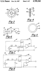 4709360
                      Hydrophone transducer with negative feedback
                      system, Robert J. Martin, Claude Sims, Sparton
                      Corp., 1987-11-24