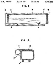 5189555 Parallax free optical sighting device,
                    Rickard Jorlov, Aimpoint AB, 1993-02-23, -Powered
                    Red Dot - battery & LED so works in the dark -
                    simple low cost