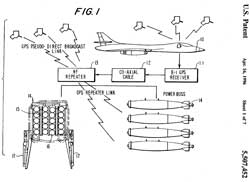 5507452
                      Precision guidance system for aircraft launched
                      bombs, Joseph R. Mayersak, Loral (Lockheed
                      Martin), 1996-04-16, - JDAM