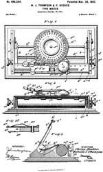 696304 Type Writer, W..J. Thompson & P.
                  Becker, 1902-03-25, -
