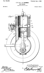 703695 Gas Engine, Everett B Cushman, Leslie S
                  Cushman