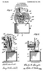 889056
                          Pencil-sharpener, Charles C Spengler,
                          Automatic Pencil Sharpener Co, 1908-05-26