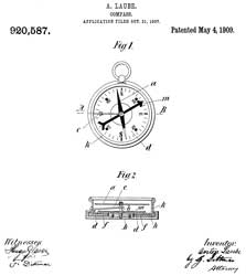 920587 Compass, Anton Laube, 1909-05-04, -