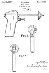 D147893 Water
                      Pistol, Edgar A. Crumb, 1947-11-18