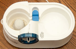 Vicks V750 showing
                  buildup