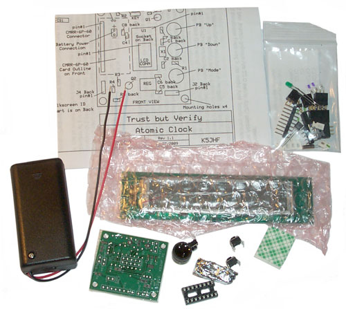 WWVB K5JHF Clock kit