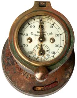 Thomas
                      Walker & Son Excelsior IV Taffrail ship's Log