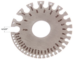 Wire - Sheet
                    metal Gage