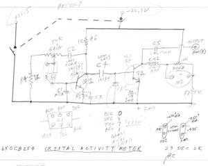 Crystal Activity Monitor
schematic diagram