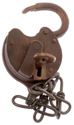 Yale
                      No. 39 Railroad Padlock withKeline Key